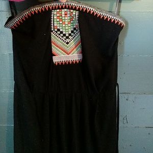 Strapless Black Dress